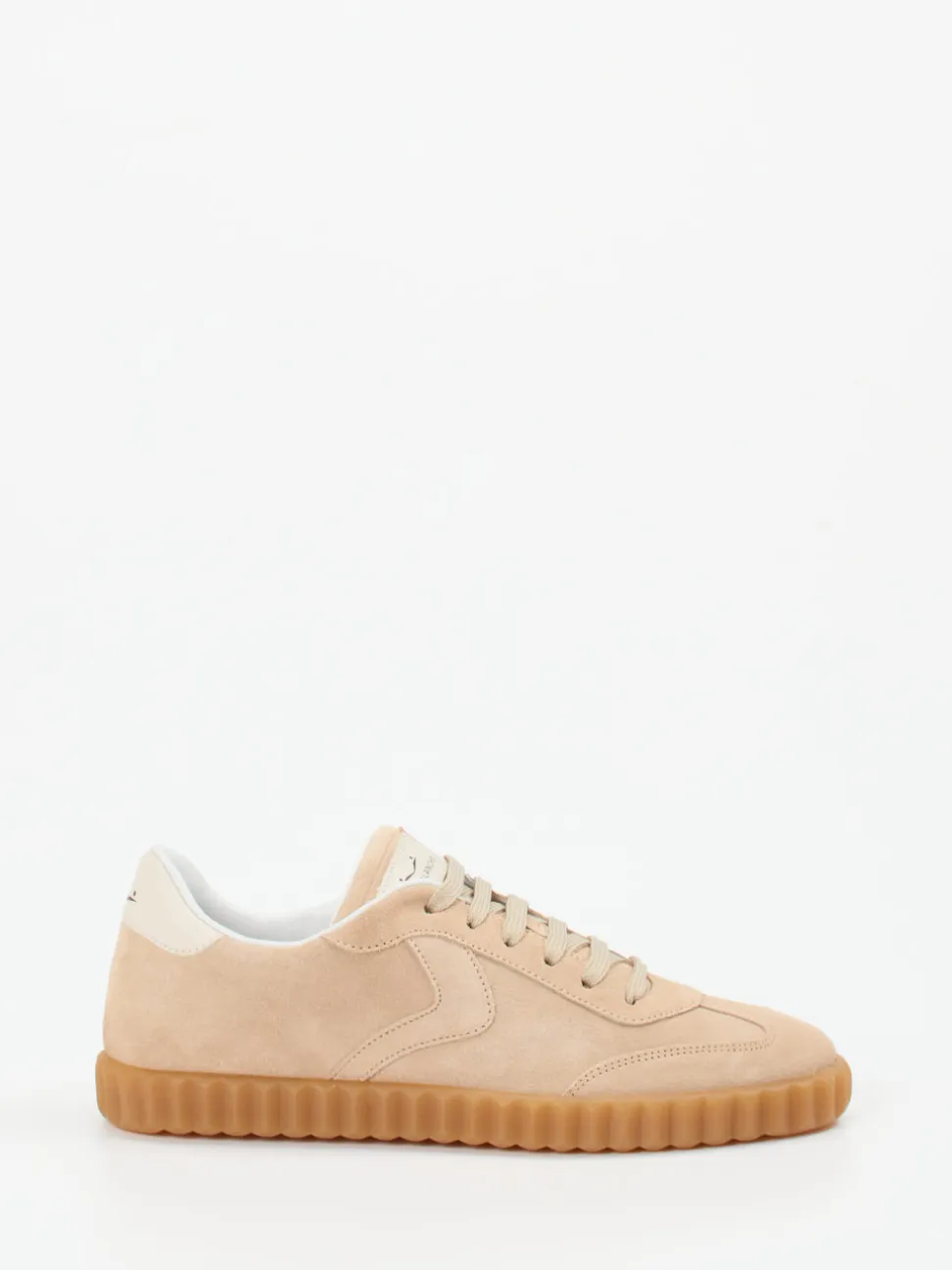 Voile Blanche – Sneaker aus Veloursleder Beige