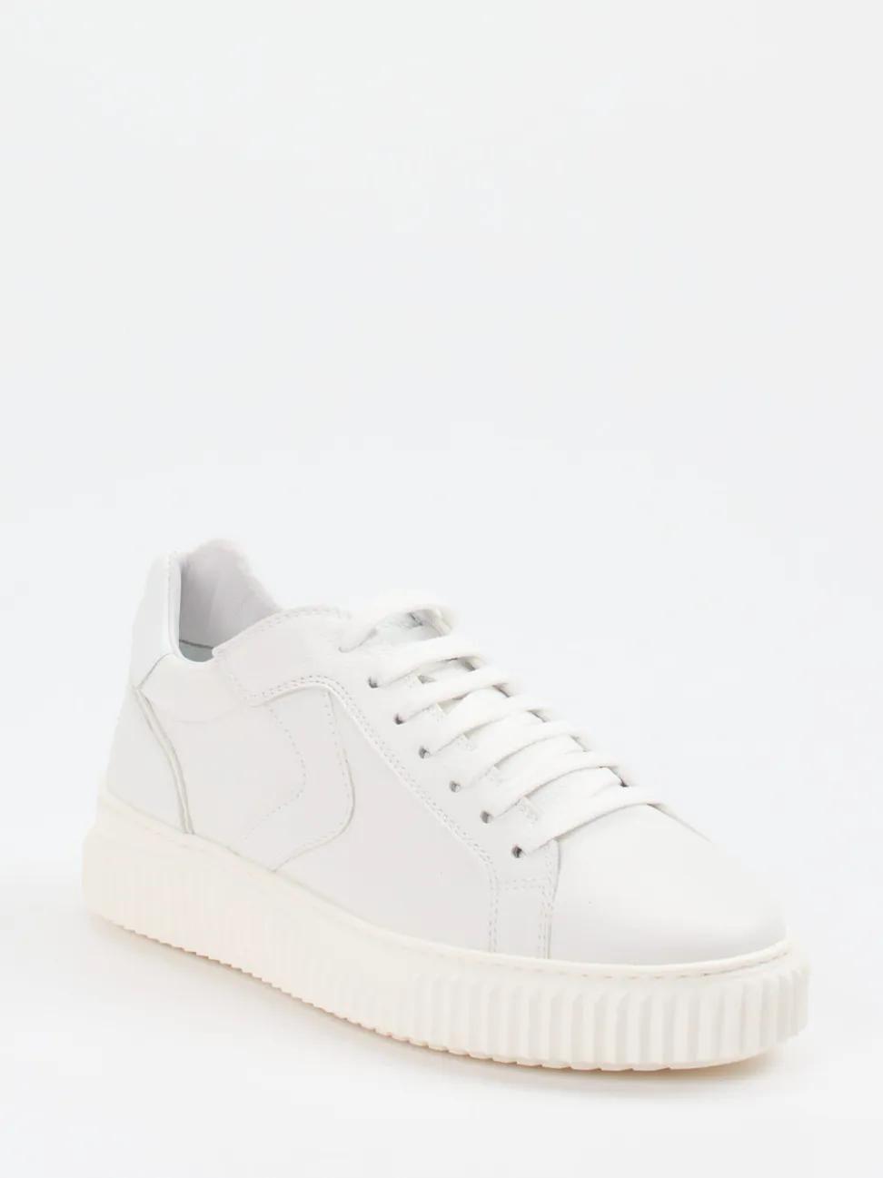 Voile Blanche – Sneaker aus Lammleder Offwhite