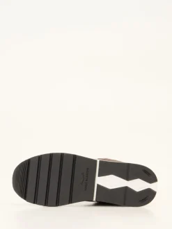 Voile Blanche – Sneaker aus Veloursleder schlammgrau