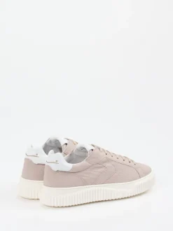 Voile Blanche – Sneaker aus Lammleder in Taupe