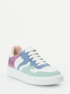 Voile Blanche – Sneaker aus Veloursleder in Pastell