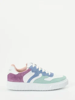 Voile Blanche – Sneaker aus Veloursleder in Pastell