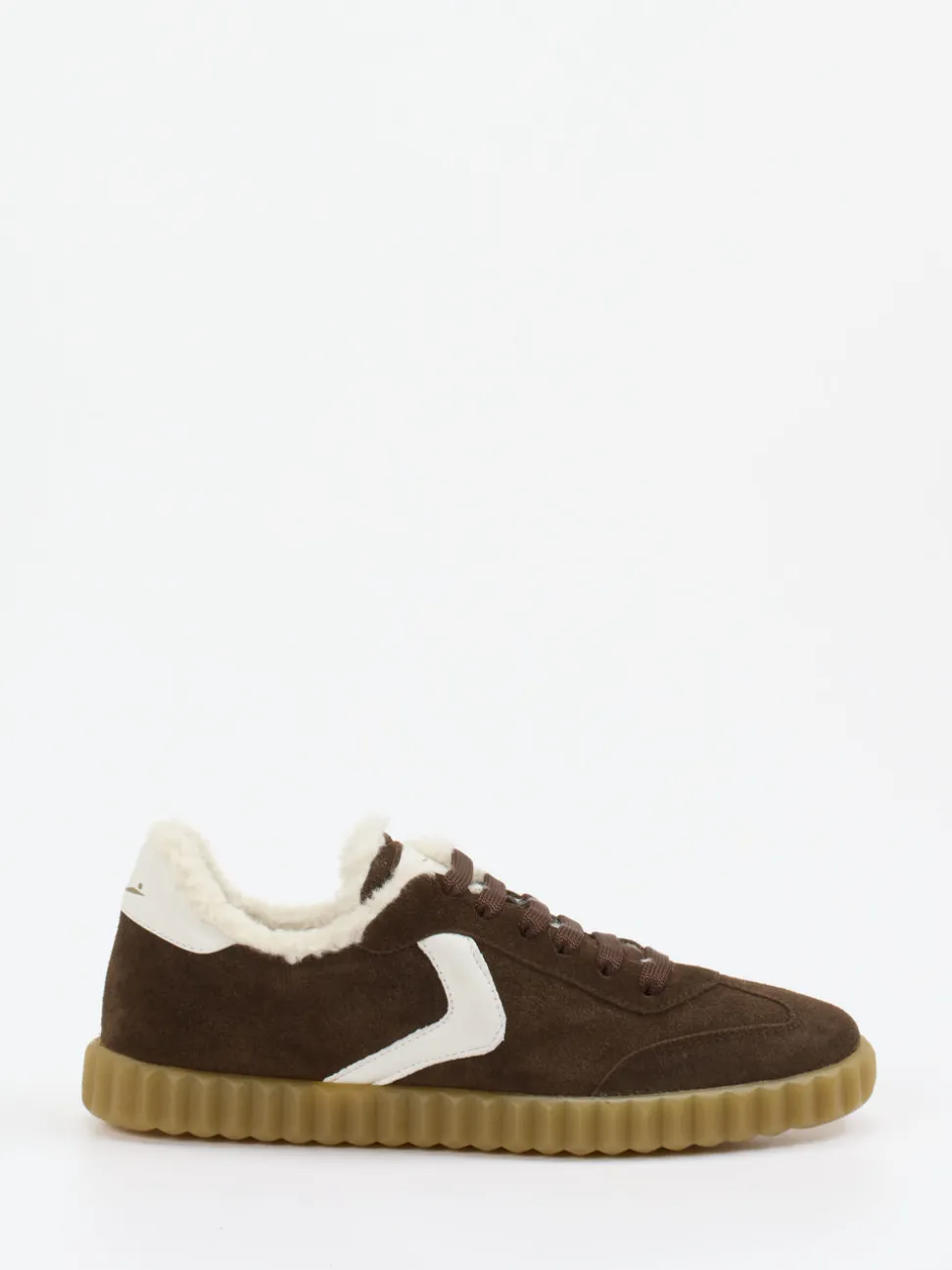 Voile Blanche – Sneaker aus Veloursleder braun