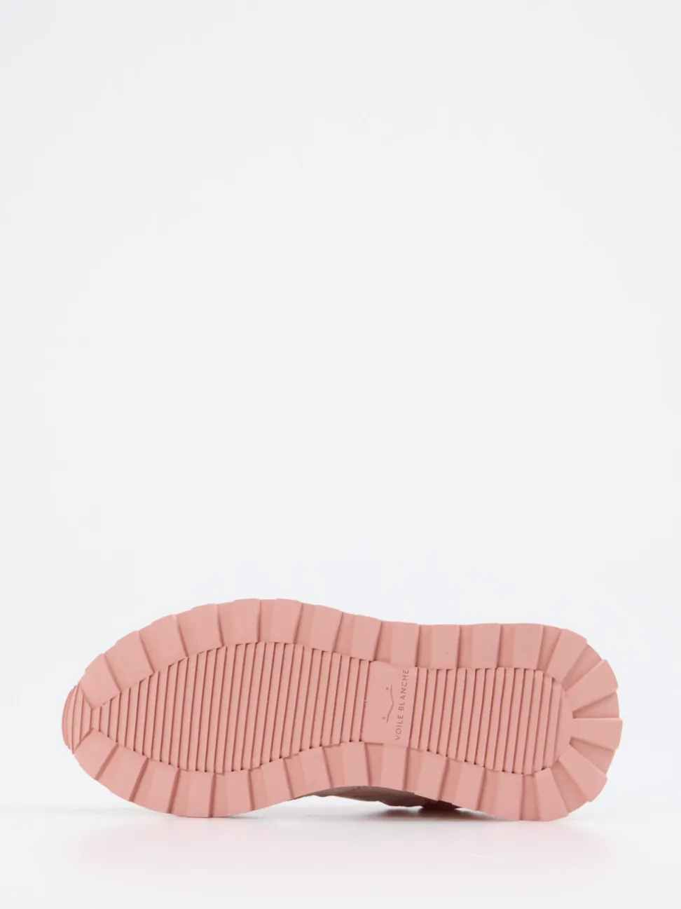 Voile Blanche – Sneaker aus Veloursleder und Nylon Rosé