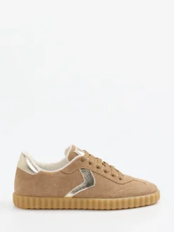 Voile Blanche – Sneaker aus Veloursleder mit Metallic