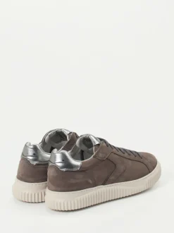 Voile Blanche – Sneaker aus Nubukleder in Grau
