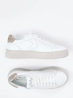 Voile Blanche – Sneaker aus Kalbleder Weiß