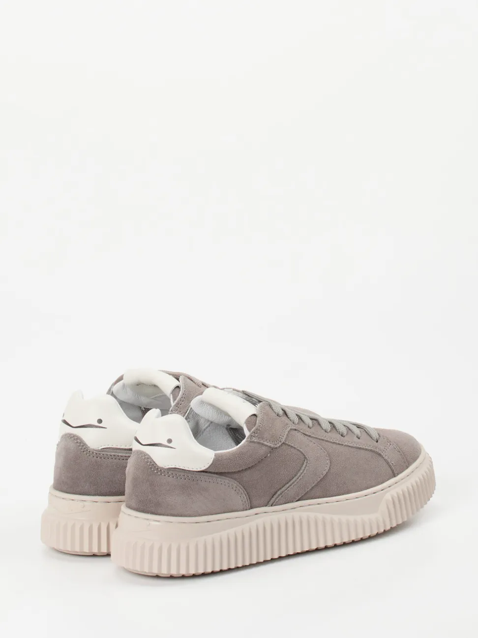 Voile Blanche – Sneaker aus Veloursleder grau