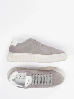Voile Blanche – Sneaker aus Veloursleder grau