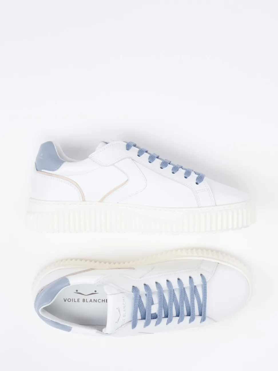 Voile Blanche – Sneaker aus Lammleder in Weiß