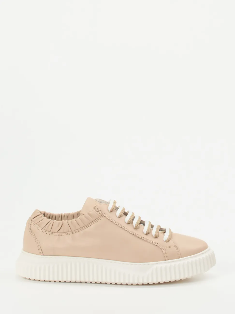 Voile Blanche – Sneaker aus Lammleder beige