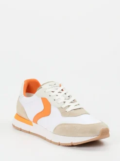 Voile Blanche – Sneaker aus Veloursleder weiß