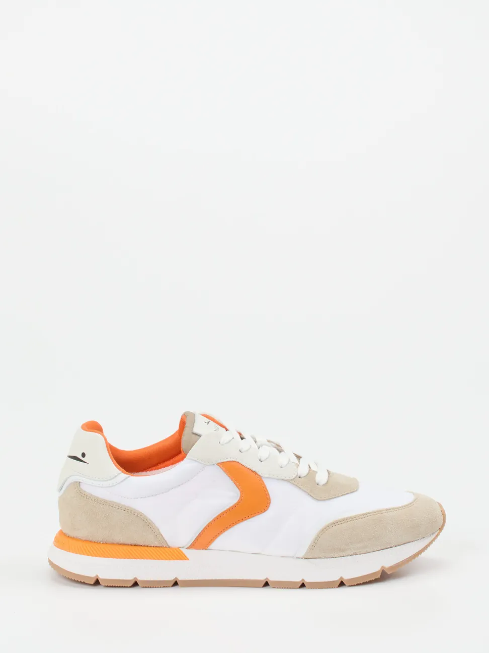 Voile Blanche – Sneaker aus Veloursleder weiß