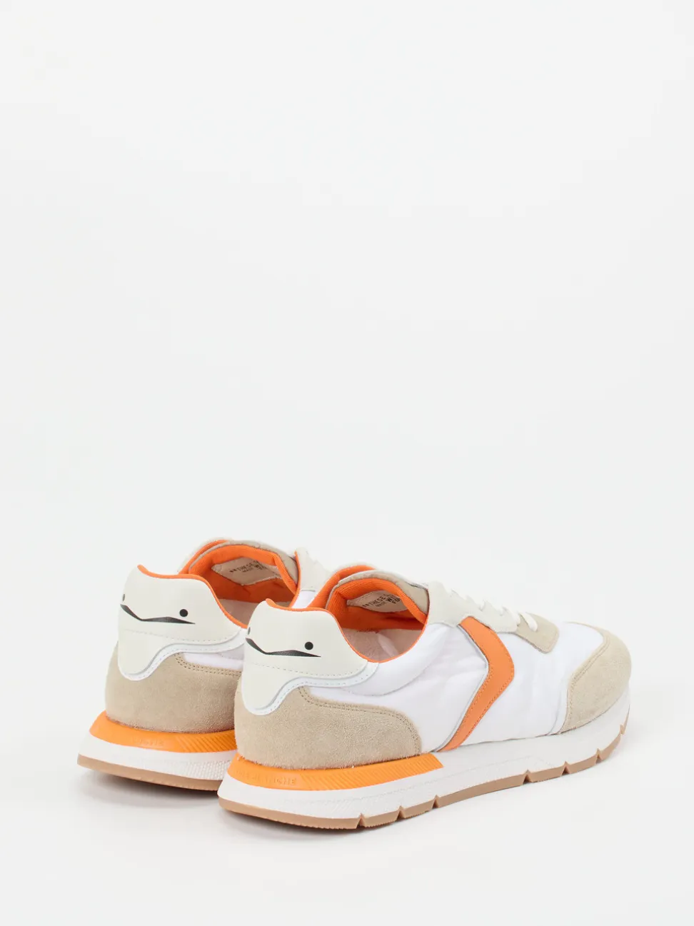 Voile Blanche – Sneaker aus Veloursleder weiß