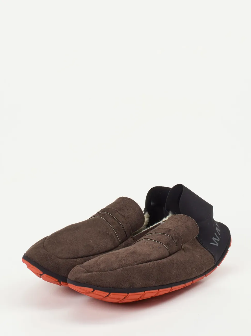 Wai – Slipper aus Synthetik in Schokobraun