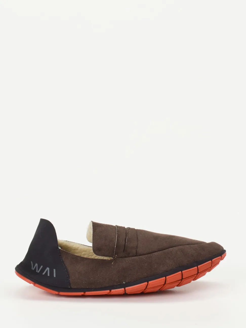 Wai – Slipper aus Synthetik in Schokobraun