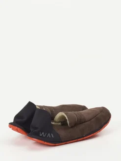 Wai – Slipper aus Synthetik in Schokobraun