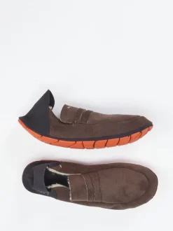 Wai – Slipper aus Synthetik in Schokobraun