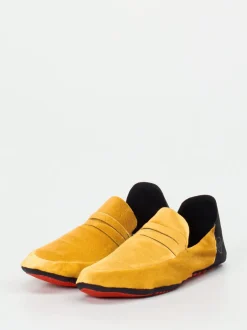 Wai – Slipper aus Textil in Goldgelb