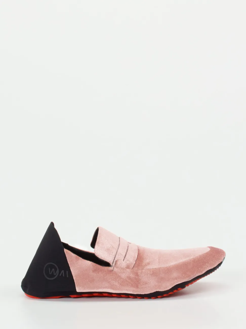 Wai – Slipper aus Textil in Altrosa