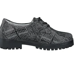 Waldläufer – Derby-Schnürschuh aus Lackleder schwarz