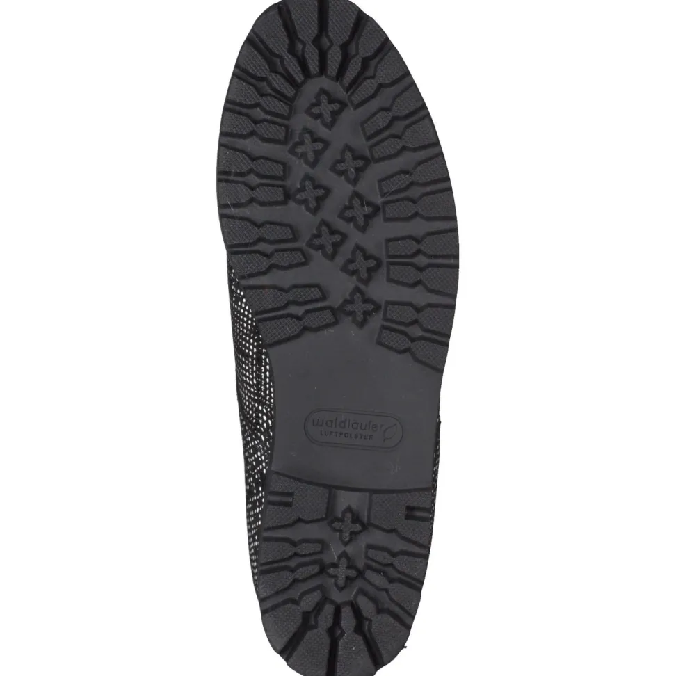 Waldläufer – Derby-Schnürschuh aus Lackleder schwarz