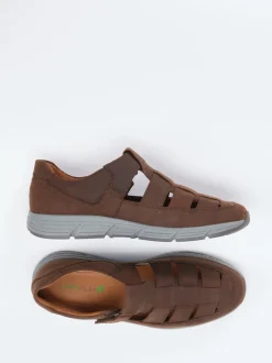 Waldläufer – Halbschuh aus Nubukleder Dunkelbraun