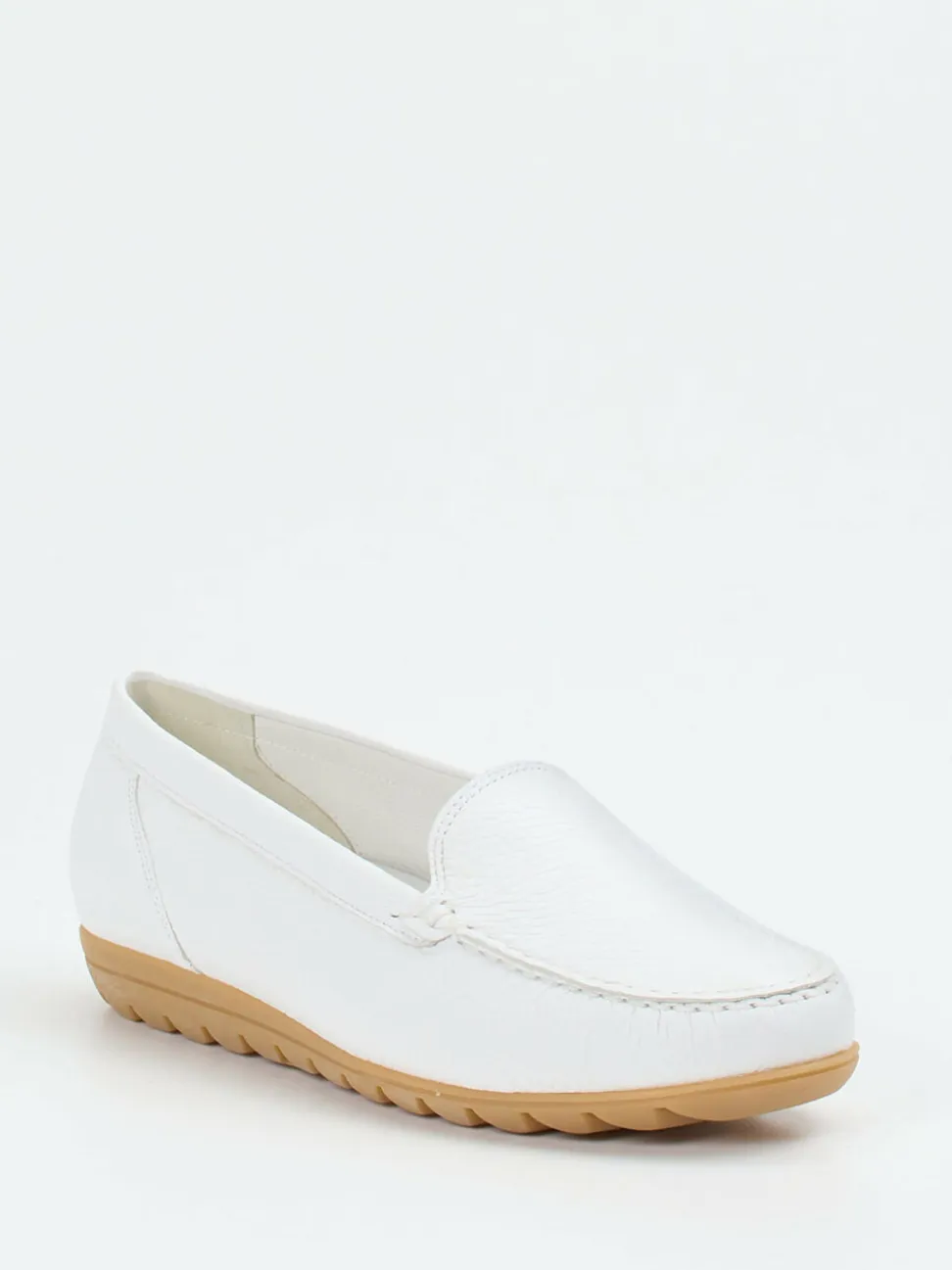 Waldläufer – Komfort-Loafer aus Hirschleder Weiß