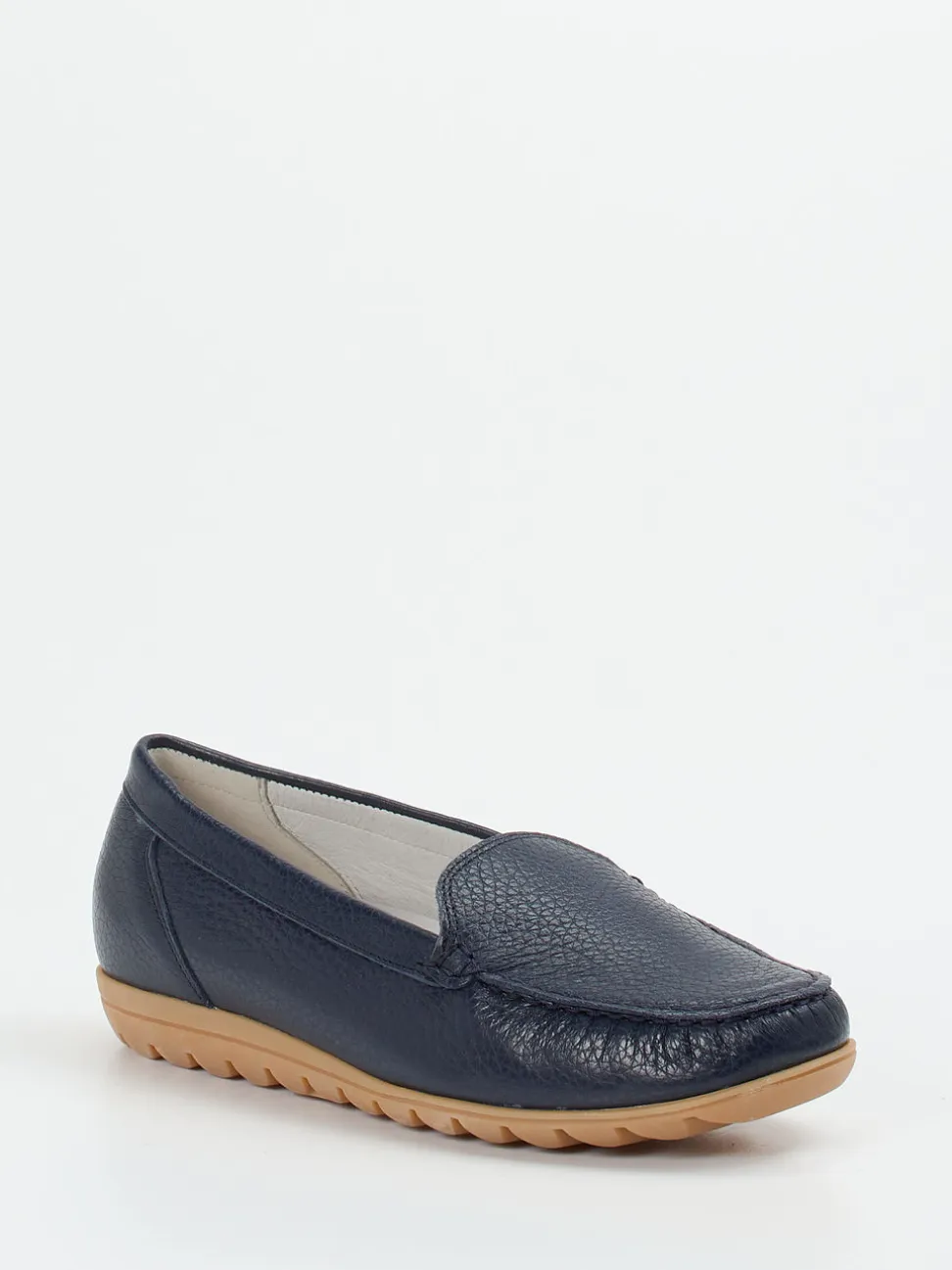 Waldläufer – Komfort-Loafer aus Hirschleder blau