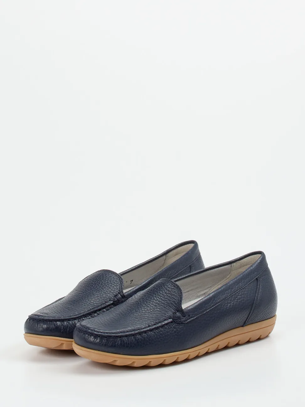 Waldläufer – Komfort-Loafer aus Hirschleder blau