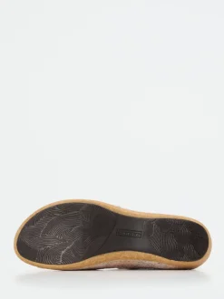 Waldläufer – Komfortsandalen aus geprägtem Leder multi