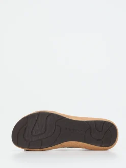 Waldläufer – Komfortsandalen aus geprägtem Leder beige