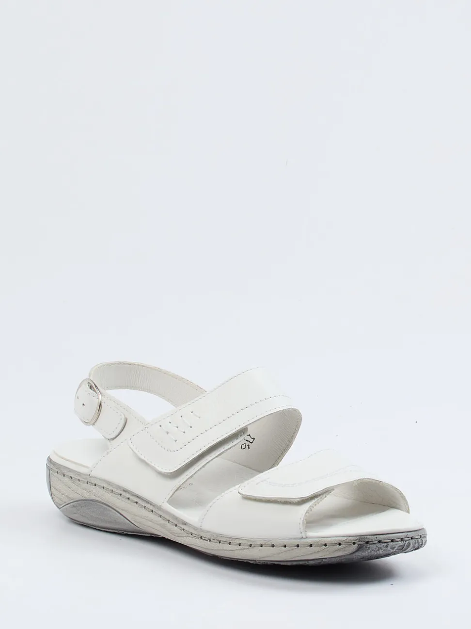 Waldläufer – Komfortsandalen aus Kalbleder weiß