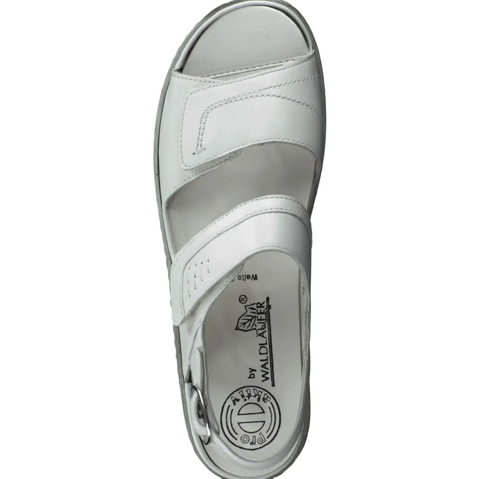 Waldläufer – Komfortsandalen aus Kalbleder weiß