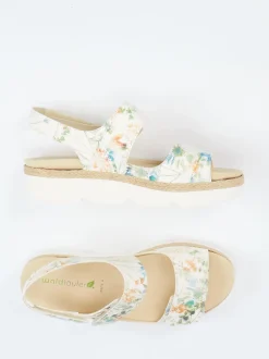 Waldläufer – Komfort-Sandalen aus Leder mit Jutebesatz