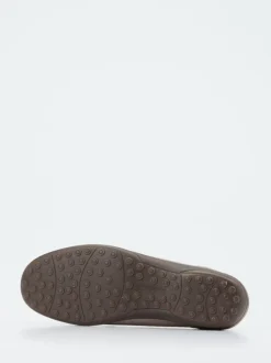 Waldläufer – Komfortslipper aus Metallicleder beige