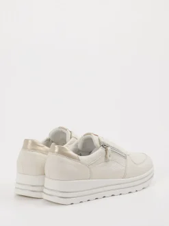 Waldläufer – Komfort-Sneaker aus Leder in Beige
