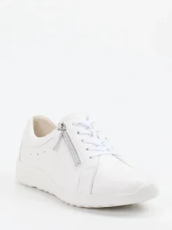 Waldläufer – Komfort-Sneaker aus Hirschleder weiß
