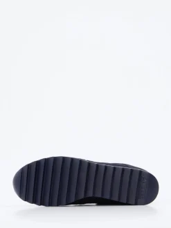 Waldläufer – Komfort-Sneaker aus Veloursleder Dunkelblau
