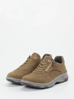 Waldläufer – Komfort-Sneaker aus Fettleder sandbraun
