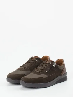 Waldläufer – Komfort-Sneaker aus Nubukleder braun
