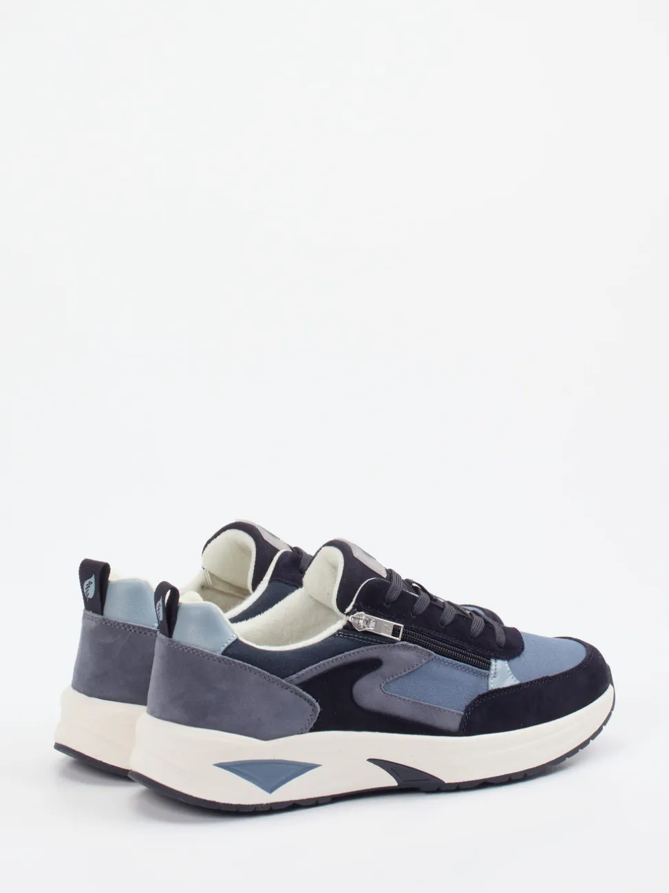 Waldläufer – Komfort-Sneaker aus Veloursleder blau