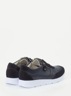 Waldläufer – Komfort-Sneaker aus Kalbleder Dunkelblau