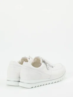 Waldläufer – Komfort-Sneaker aus Kalbleder weiß