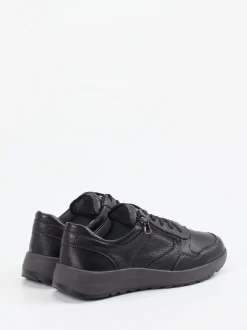 Waldläufer – Komfort-Sneaker aus Hirschleder schwarz