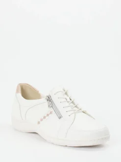 Waldläufer – Komfort-Sneaker aus Elchleder weiß