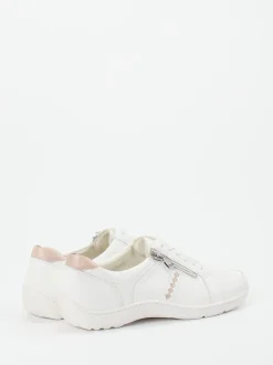 Waldläufer – Komfort-Sneaker aus Elchleder weiß