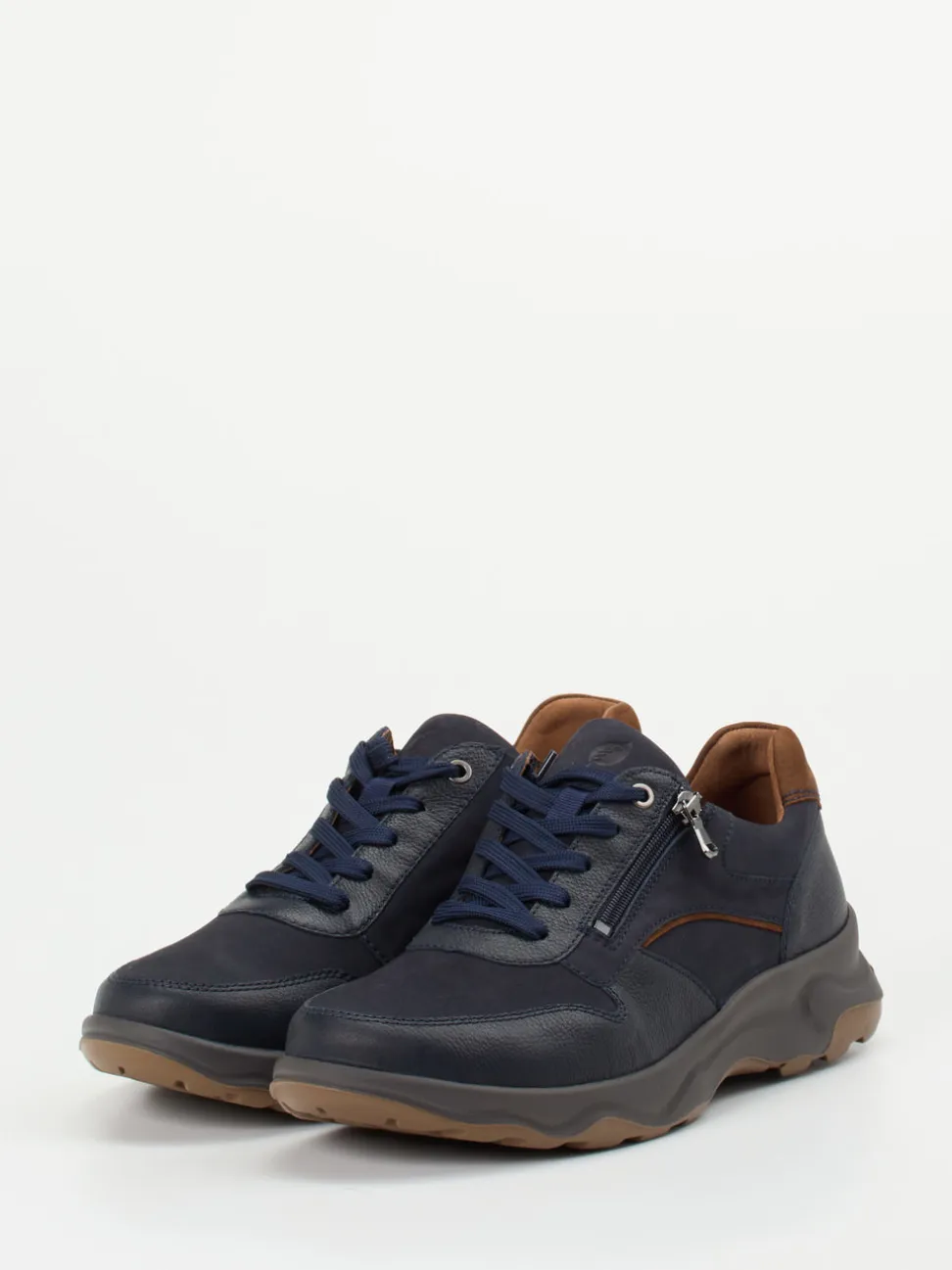 Waldläufer – Komfort-Sneaker aus Kalbleder Dunkelblau