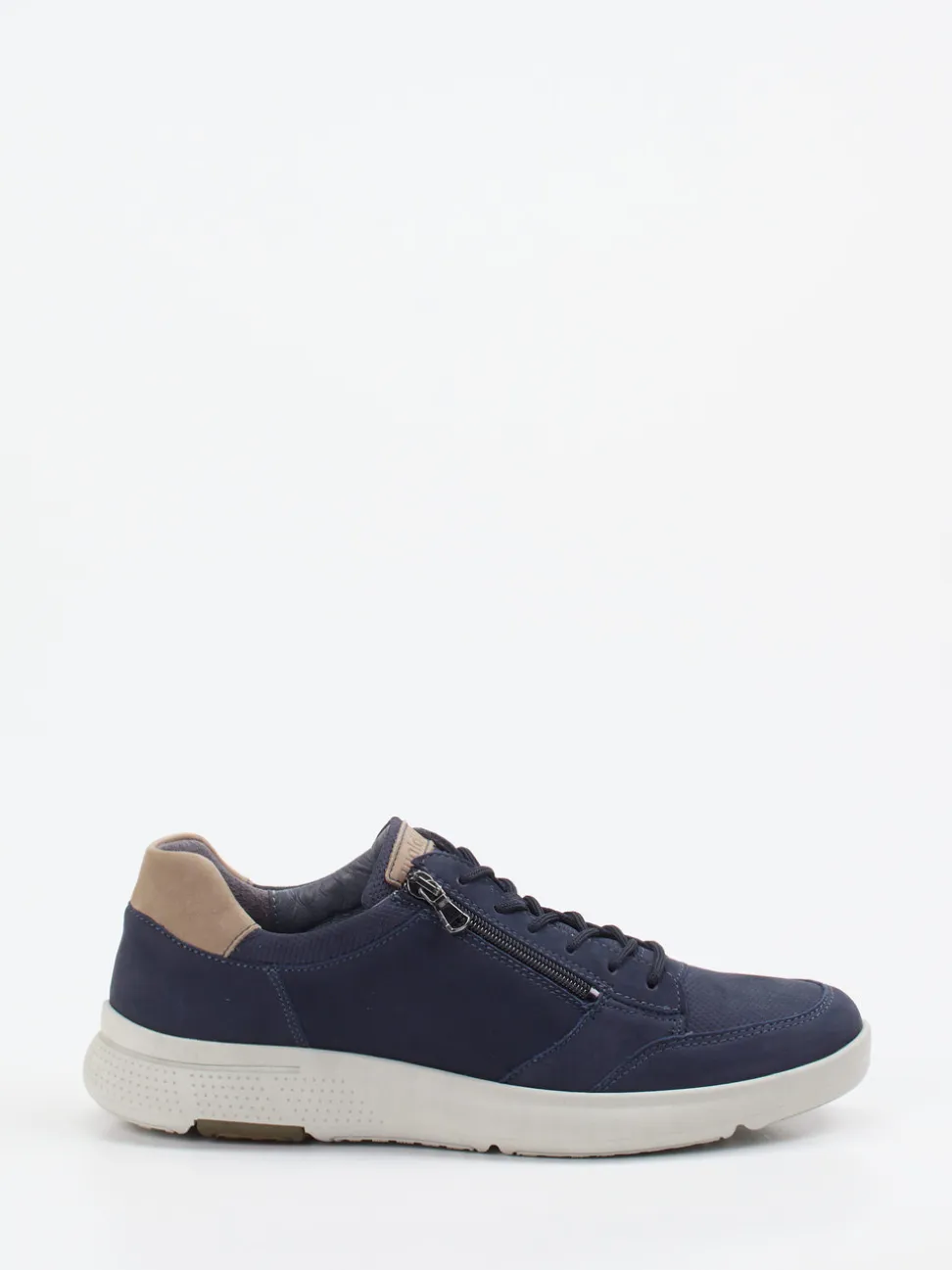 Waldläufer – Komfort-Sneaker aus Nubukleder Dunkelblau