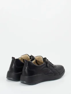 Waldläufer – Komfort-Sneaker aus Lammleder Schwarz
